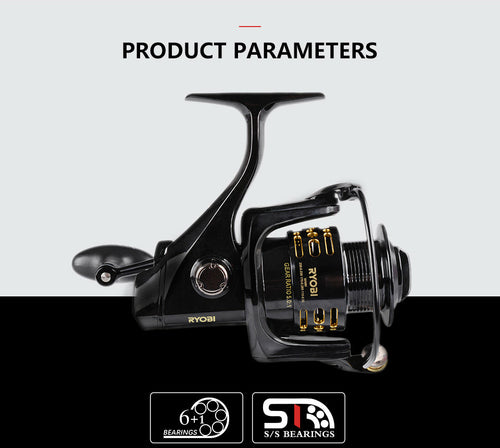 Sipnning fishing reels XENOS III HP metal spool Saltwater Wheel 6+1BB